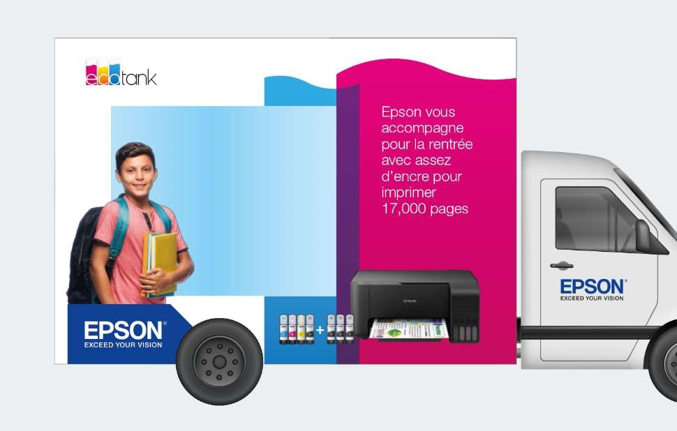 Ecotank Truck Print Campaign